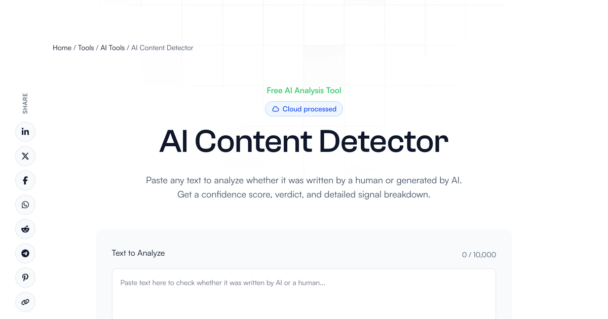 AI Content Detector - Free Online Tool | DigitalCoding