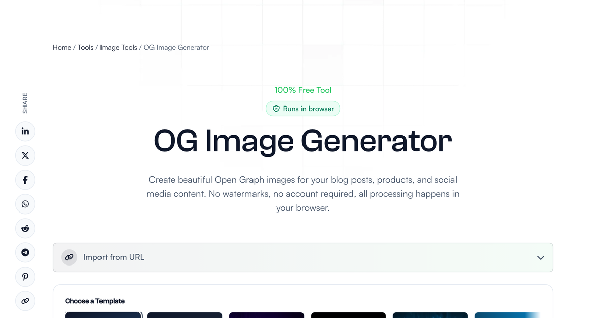Free OG Image Generator - Create Social Media Preview Images ...